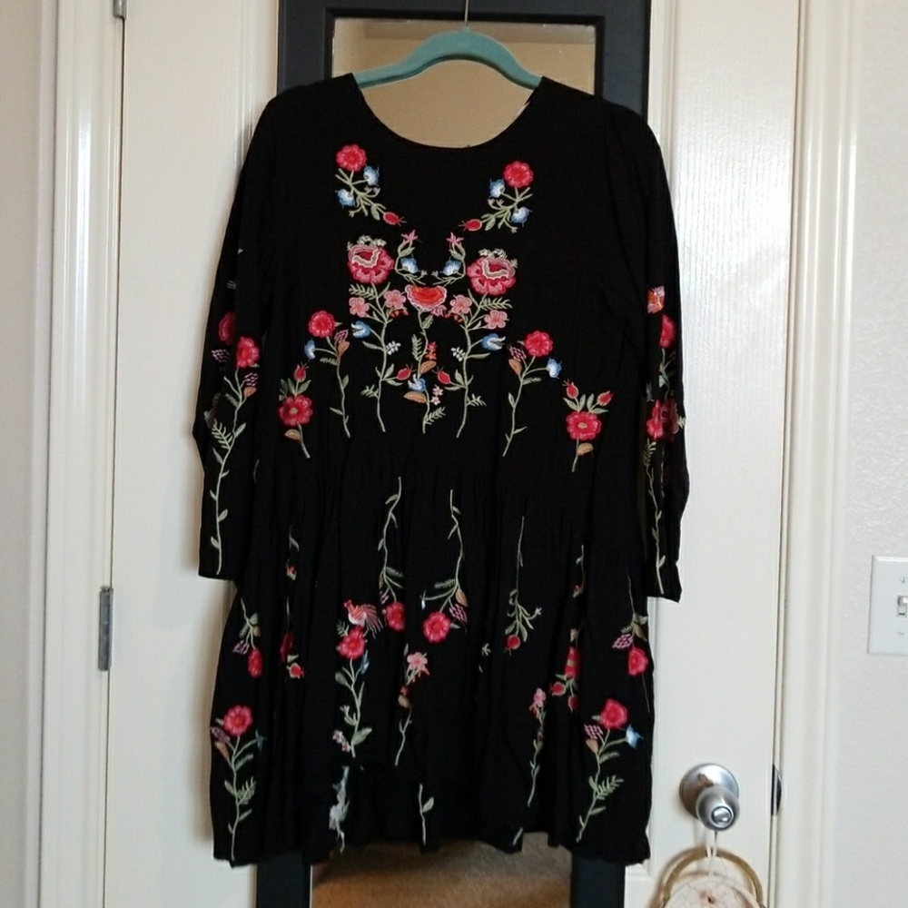 Embroidered dress